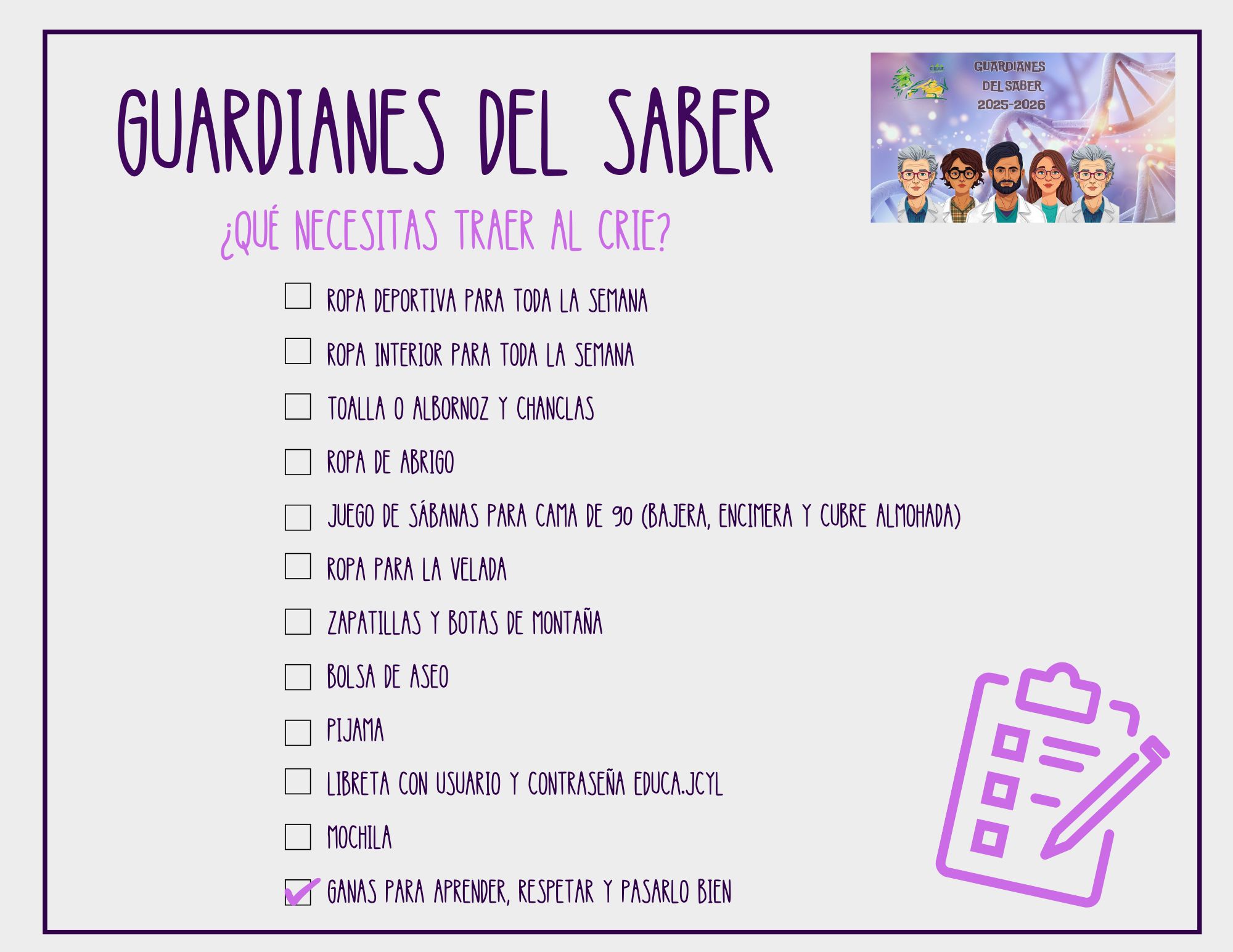 material para llevar